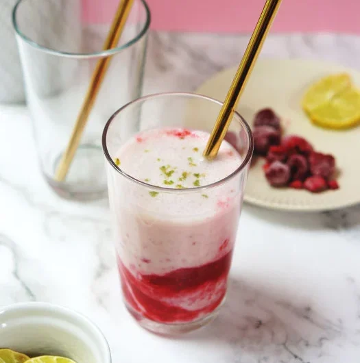 Himbeer-Smoothie "Cheesecake-Style"