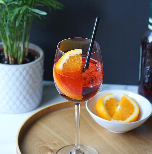 Alkoholfreier Aperol Spritz